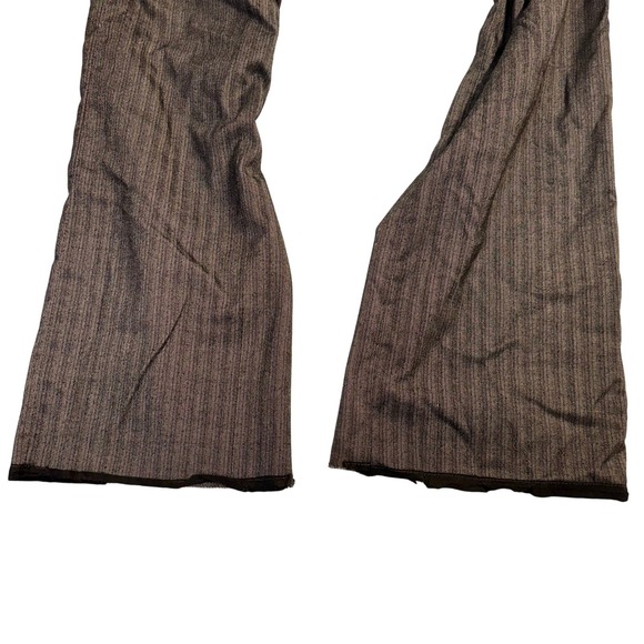 Saragano‎ Black Gray Herringbone Career Pants Women's Size 6 Trousers FLAW - Picture 6 of 7